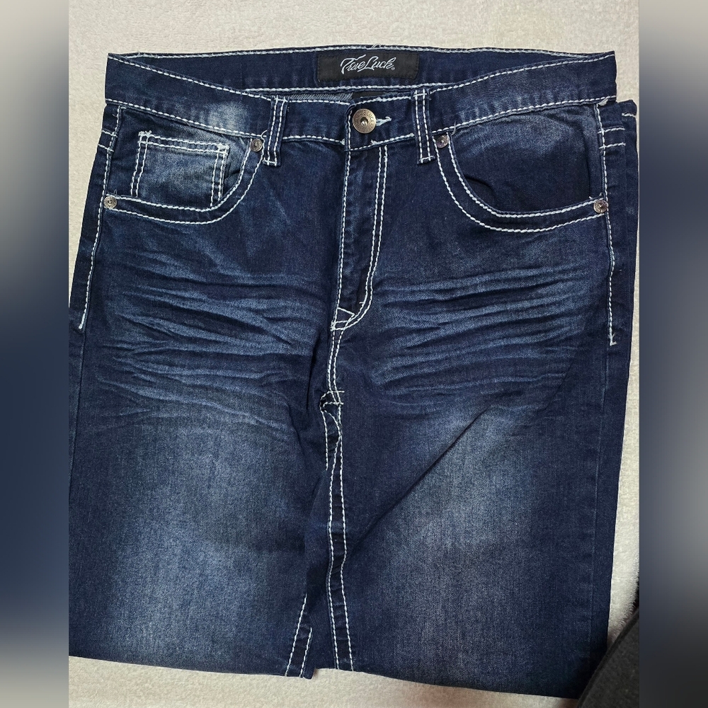 True Luck Leo Straight Jeans for Men - Picture 5 of 6